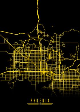 Phoenix City map