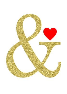 Golden Ampersand love 