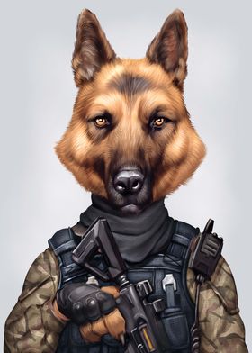 military german shepherd 