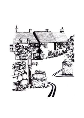 English Village Sketch