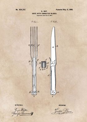 patent Bay Knife with conn