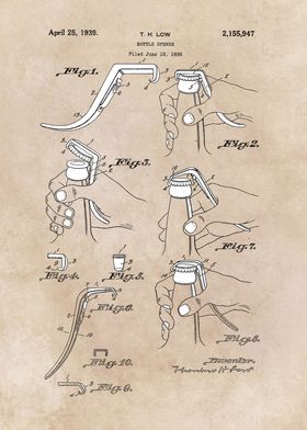 patent Low Bottle opener 1