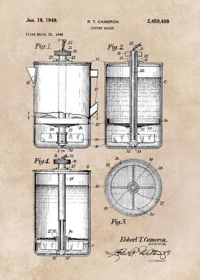 patent  Coffee maker