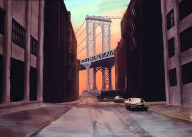 Manhattan Bridge 70s