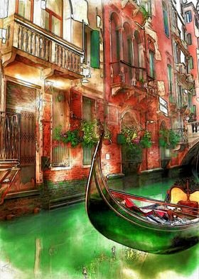 The Back Canals Of Venice