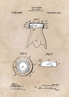 patent Kitchen bottle clos