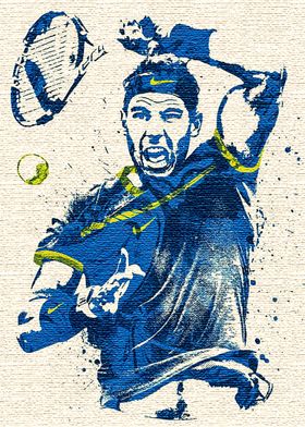 Rafael Nadal Tennis Poster