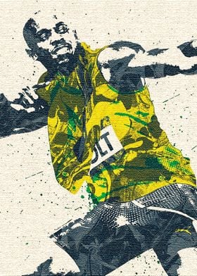 Usain Bolt Olympic Poster