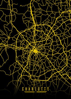Charlotte City Map 