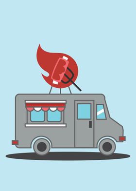 Barbeque Food Truck 