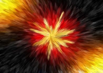 Abstract Star Explosion