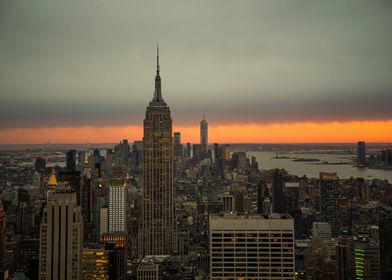 Wide View Over Nyc