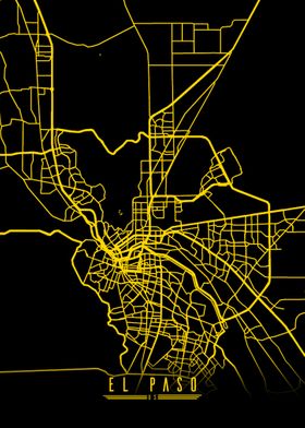 El Paso USA Map