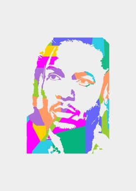 Kendrick Lamar 2 Pop Art