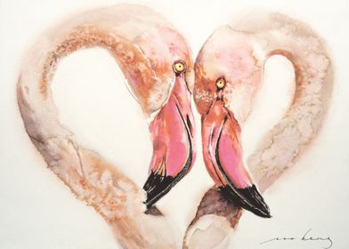 Flamingo Love