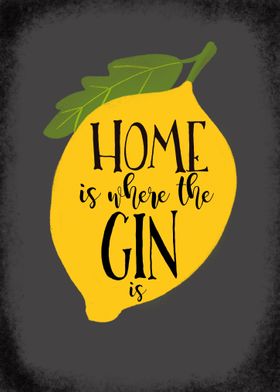 Home is where the gin is 