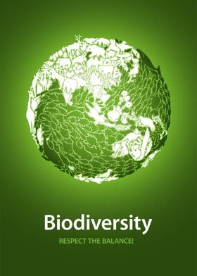 Biodiversity globe message