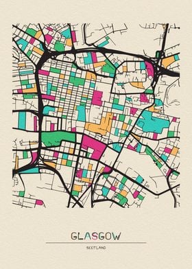 Glasgow Map