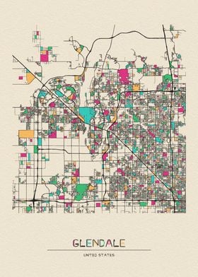 Glendale Map