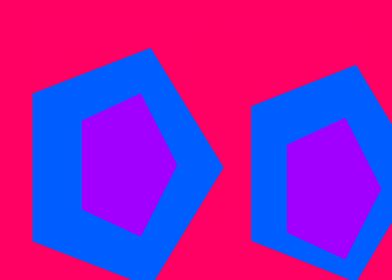 Two Blue Polygons