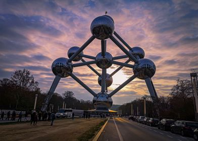 An Atomium Sunrise