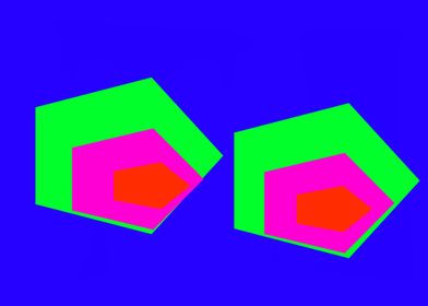 Two Green Polygons