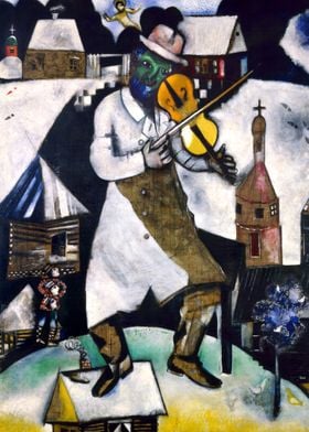 Marc Chagall The Fiddler