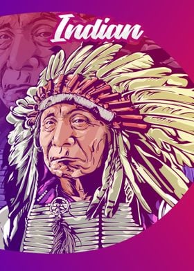 Apache Indian redhead