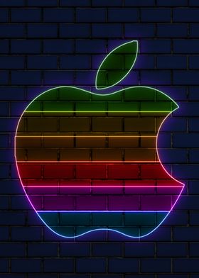 Macintosh neon art
