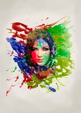 Woman color Artwork