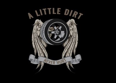 a little dirt