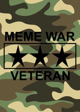 Meme War Veteran Camo