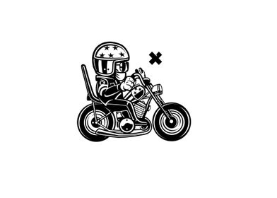 chopper biker