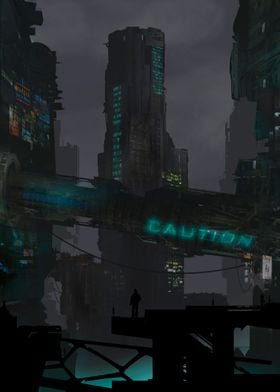 Cyberpunk City Concept