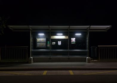 The bus stop