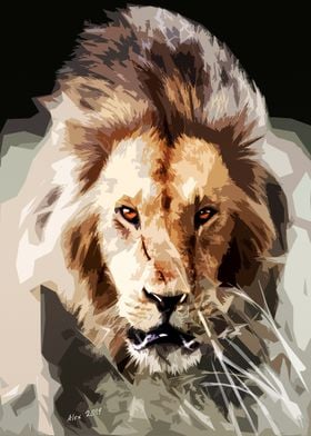 Lion King of the Savannah