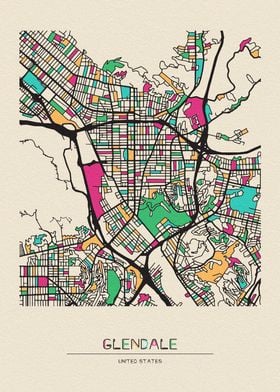 Glendale Map