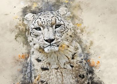  watercolor leopard 