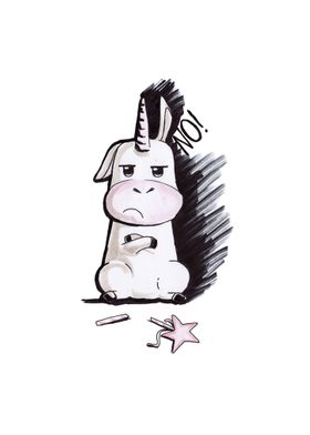 Little angry unicorn