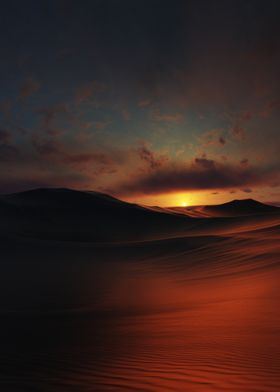 Desert sunset