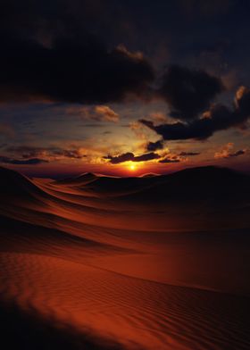 Desert sunset