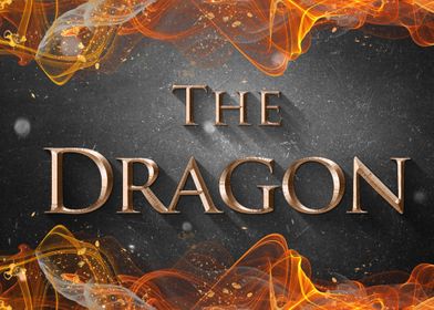 the dragon text art