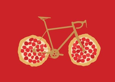 Bicycle Pizza Wheels