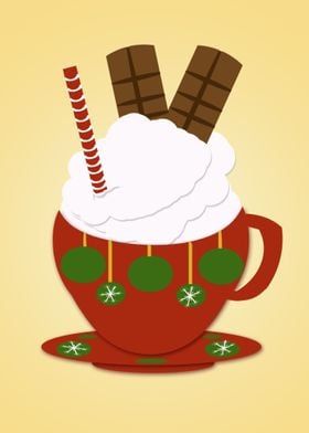 Hot chocolate' Poster by Moozy Cat | Displate