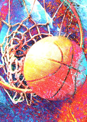 Basketball art swoosh 84