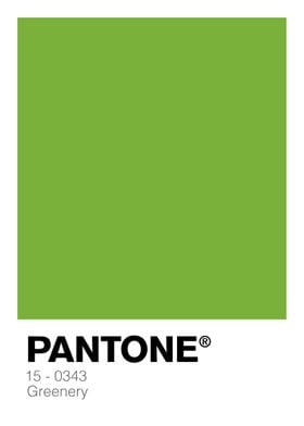 PANTONE Greenery