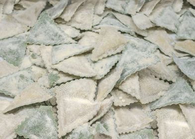 freshly stuffed ravioli