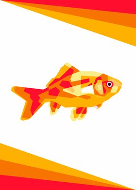 Colorful Fish Design WPAP