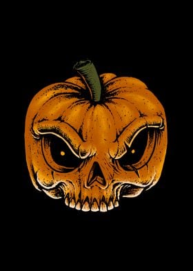 Skull Pumpkin