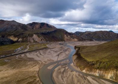 River from the air